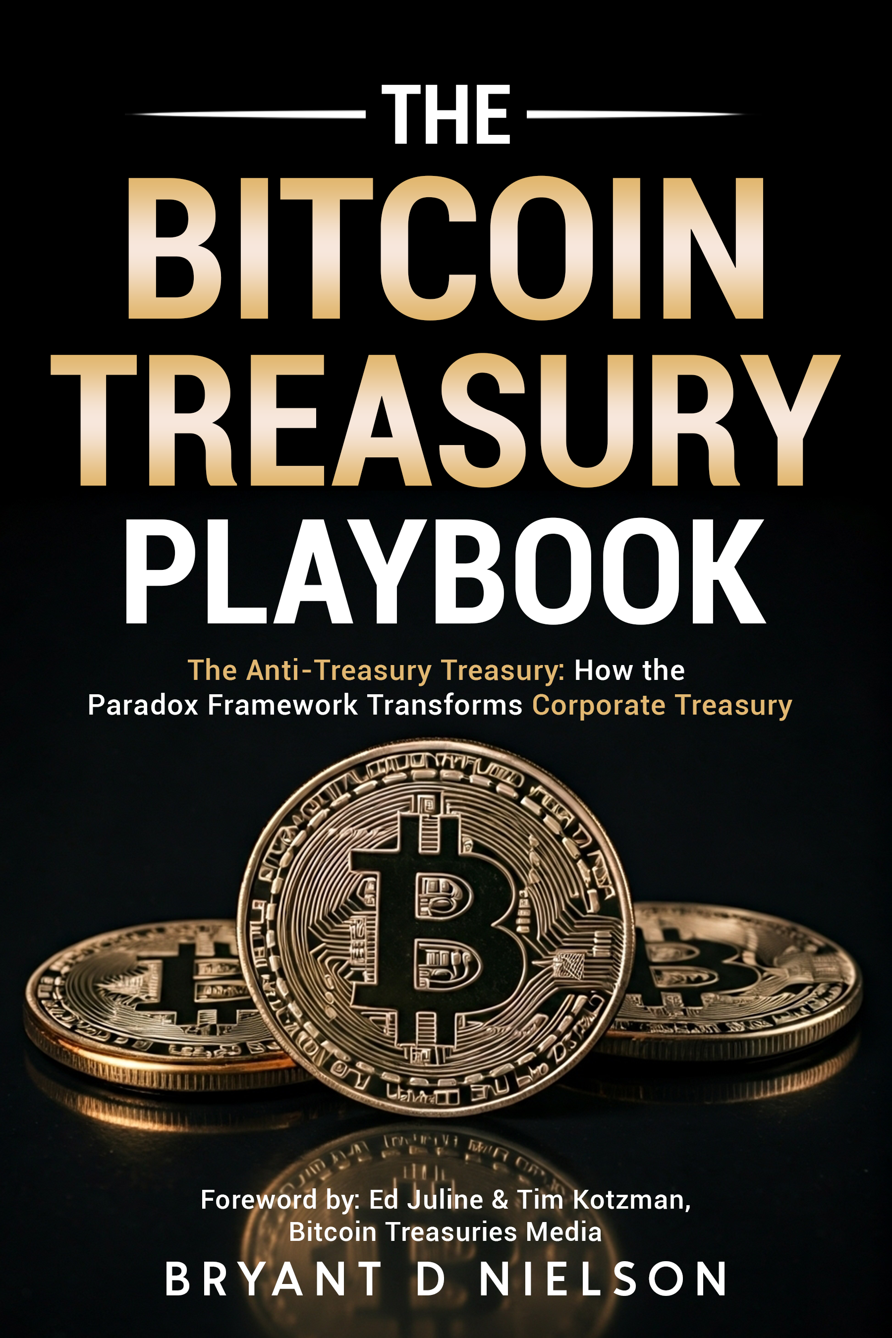 The Bitcoin Treasury Playbook book cover